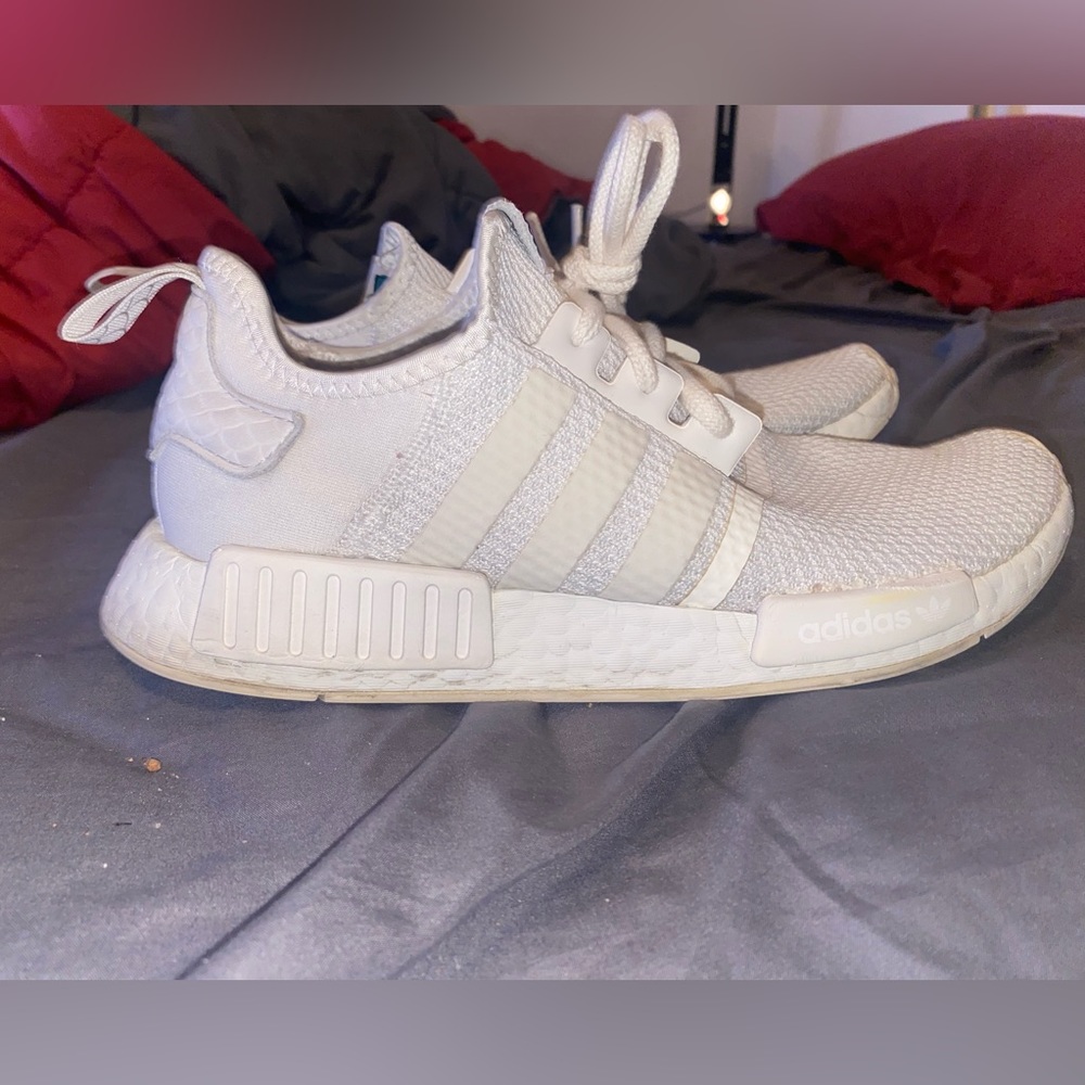 Size 9.5 - adidas NMD R1 Triple White - FY9384